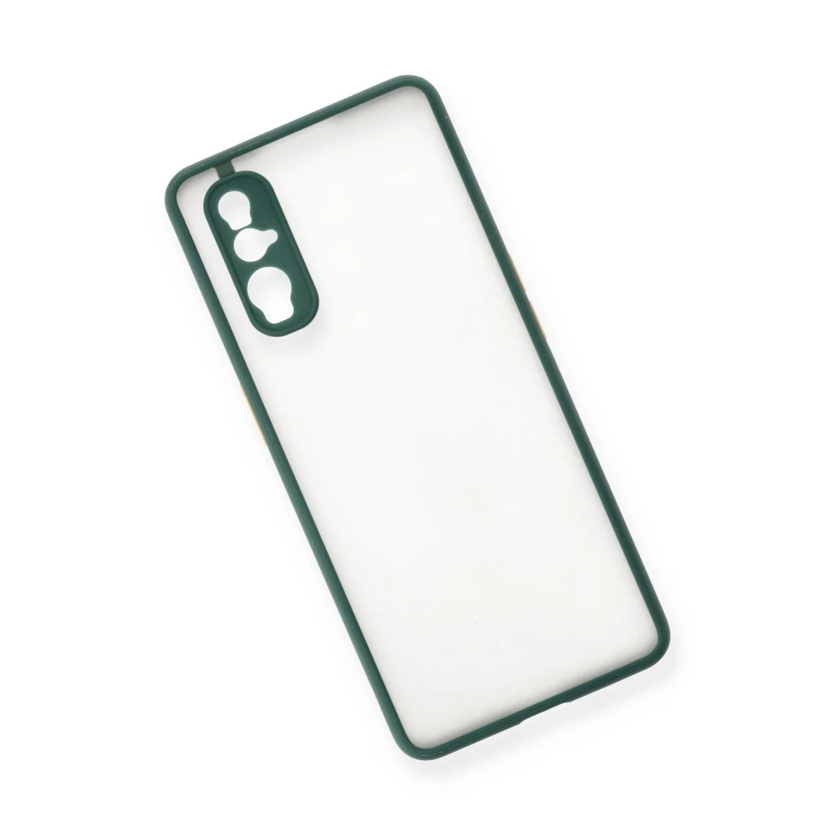 Oppo Find X2 Kılıf Montreal Silikon Kapak - Yeşil görsel 3