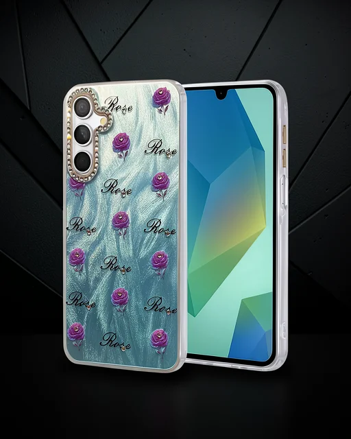 Samsung Galaxy A55 5g Kılıf Blade Aynalı Desenli Kapak - Desen 9