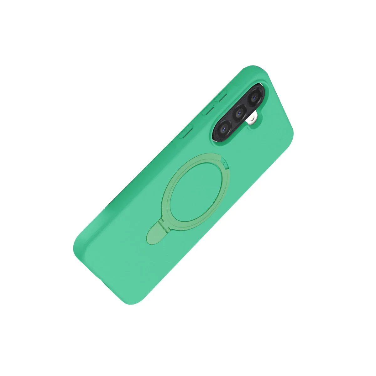 Samsung Galaxy A56 Regal Magsafe Standlı Kapak - Yeşil görsel 4
