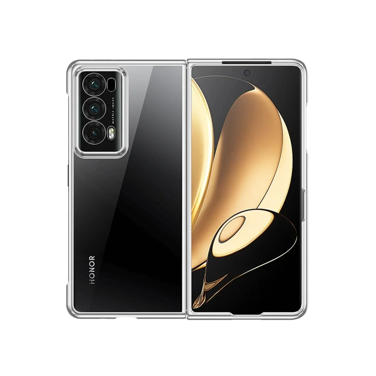 Huawei Honor Magic V2 Kılıf Jasper Kapak - Siyah görsel 2