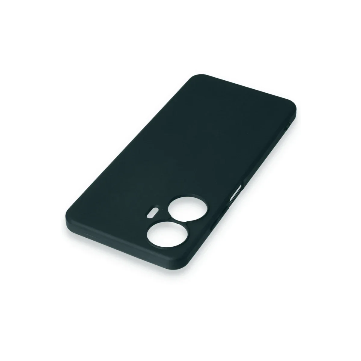 Realme C55 Kılıf First Silikon - Koyu Yeşil görsel 5