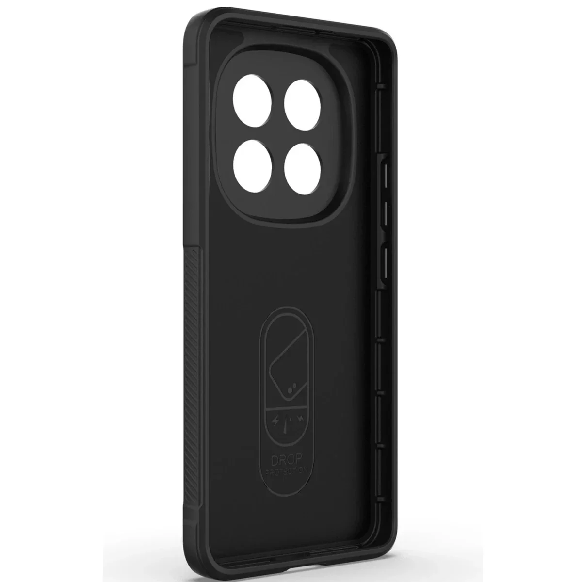 Xiaomi Redmi Note 14 Pro 5G Kılıf Optimum Silikon - Siyah görsel 3