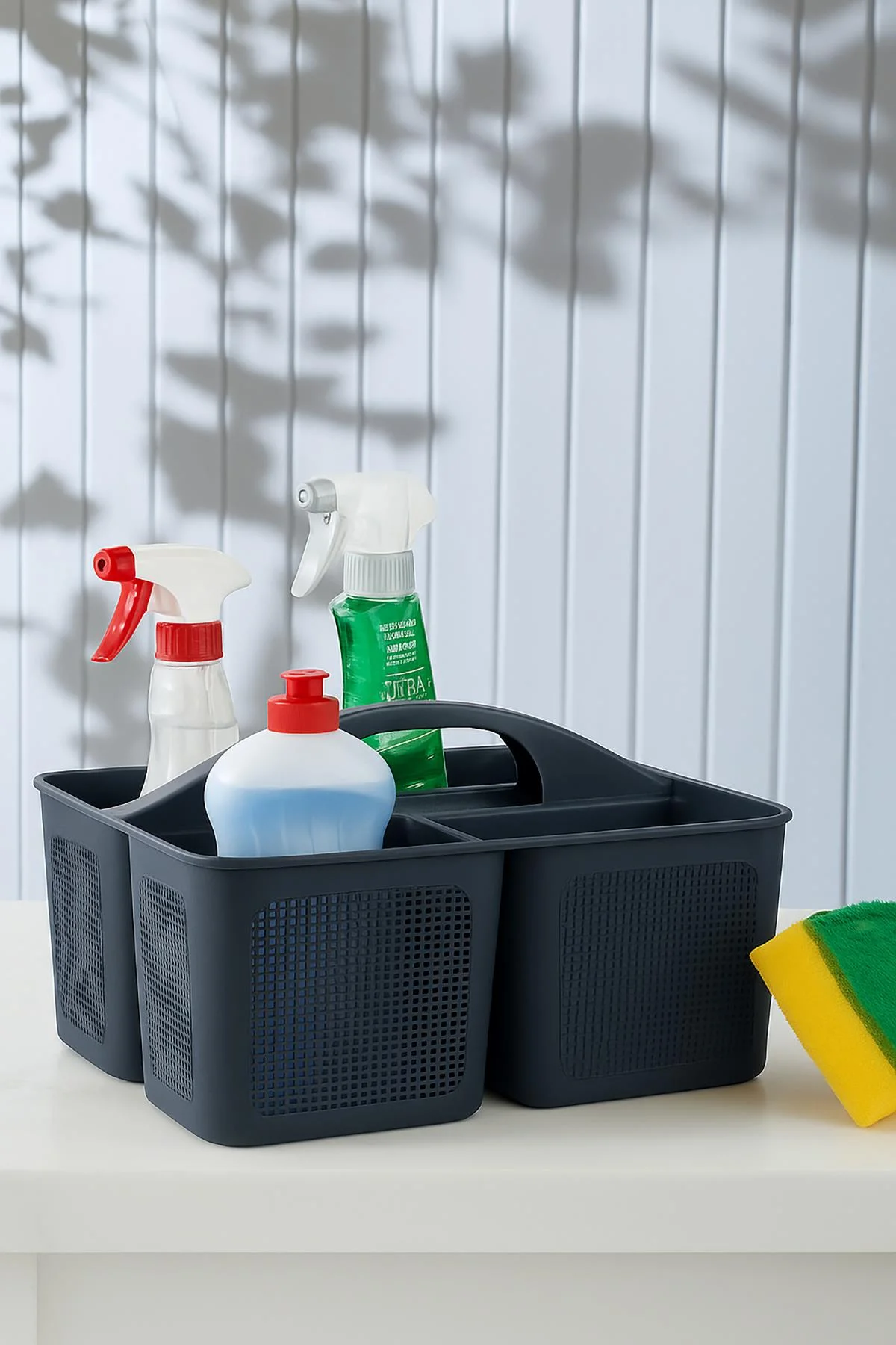 Bölmeli Deterjanlık Organizer Füme görsel 2