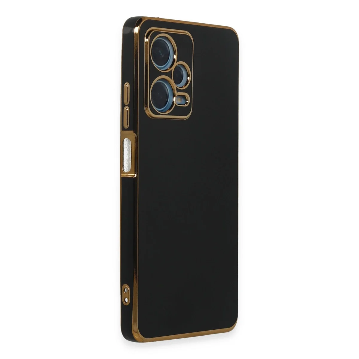 Xiaomi Redmi Note 12 Pro Plus Kılıf Volet Silikon - Siyah görsel 2