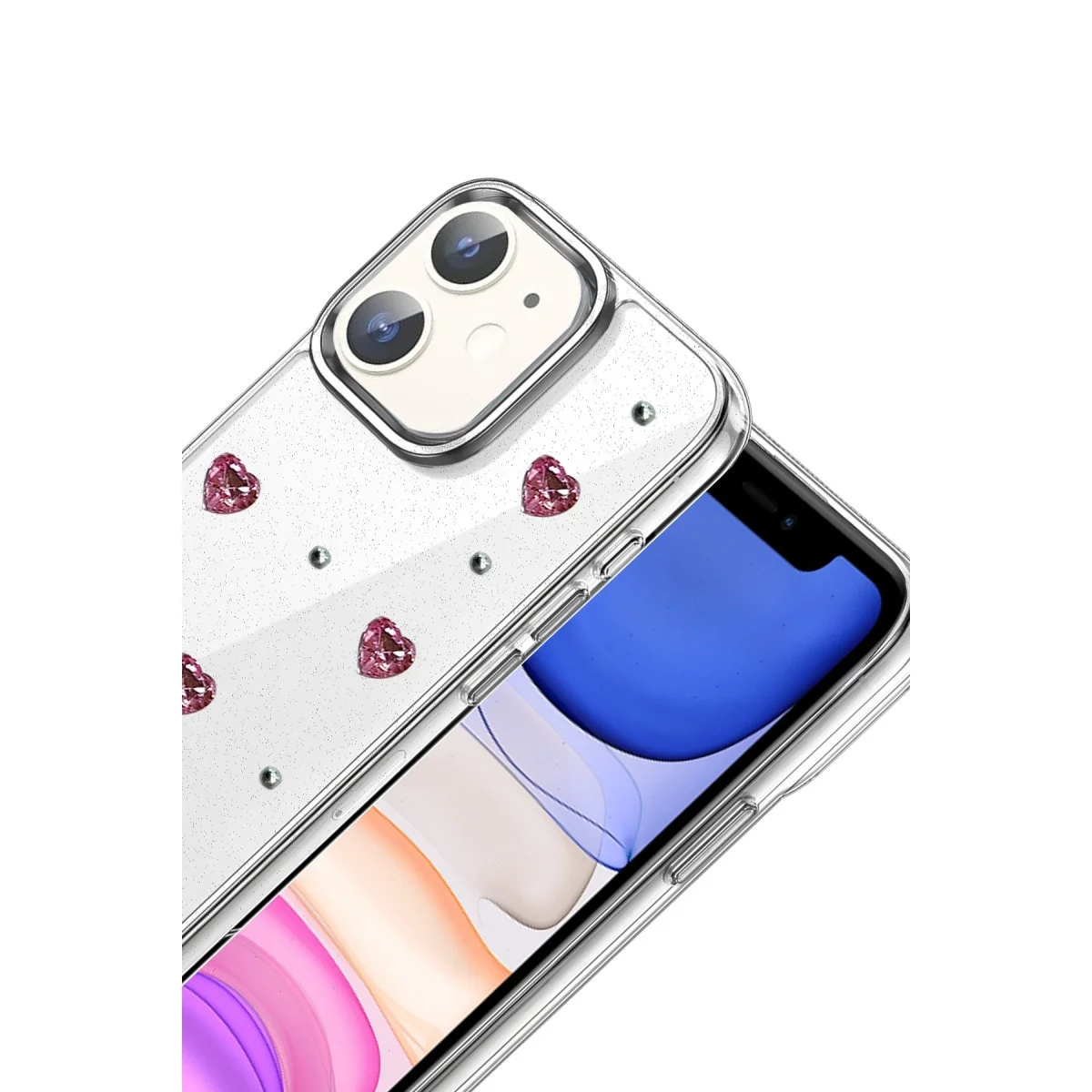Apple İphone 11 Fiyonk Desenli Kapak - Desen 3 görsel 2