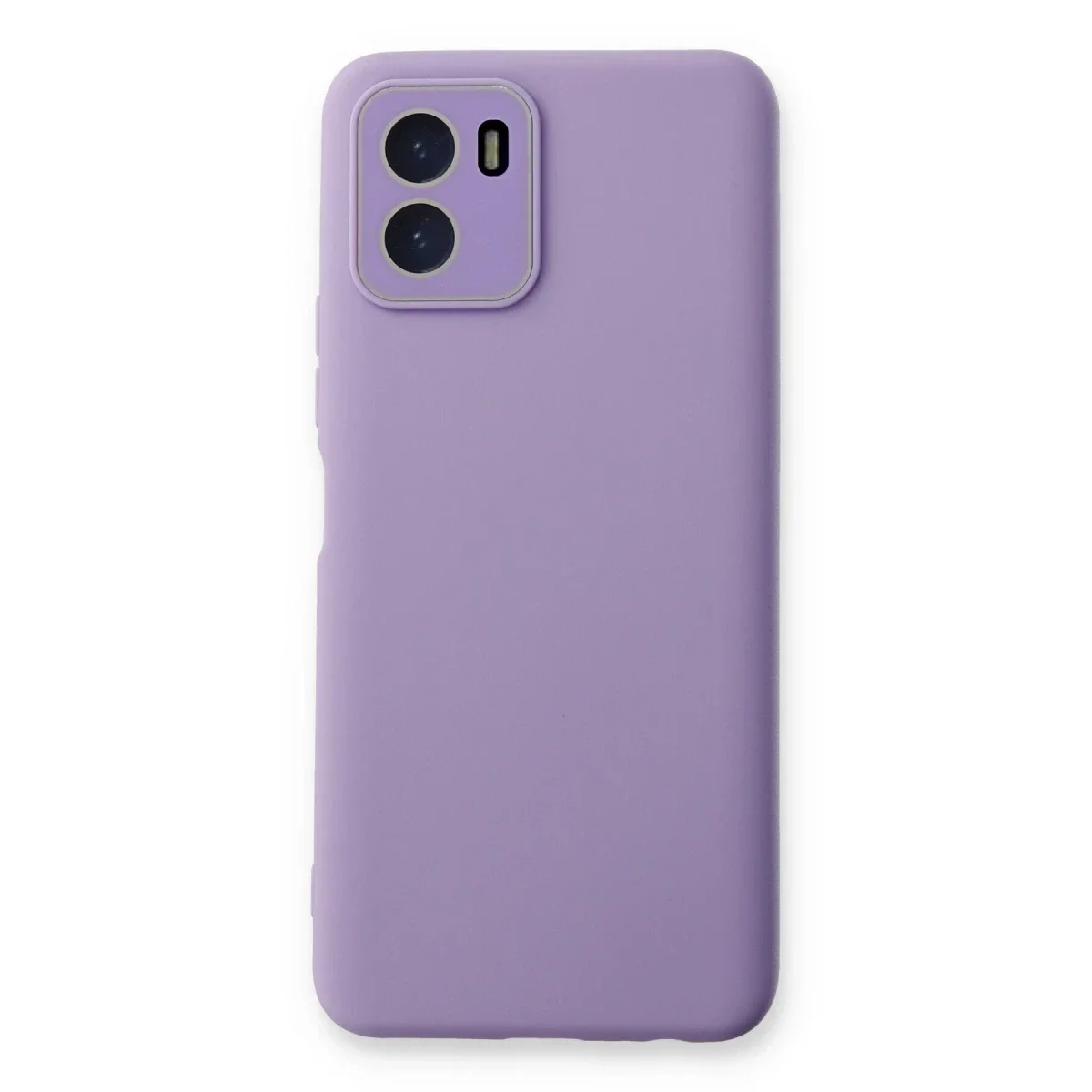 Vivo Y15S Kılıf Lansman Glass Kapak - Lila