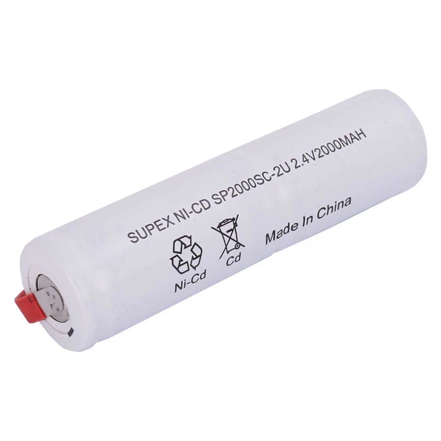 2000mAh 2.4V NiCd 2’li Üstüste Şarjlı Süpürge Pili görsel 2