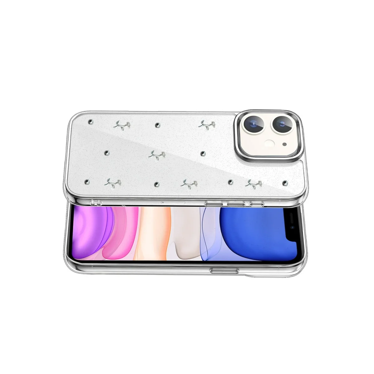 Apple İphone 12 Fiyonk Desenli Kapak - Desen 4 görsel 3