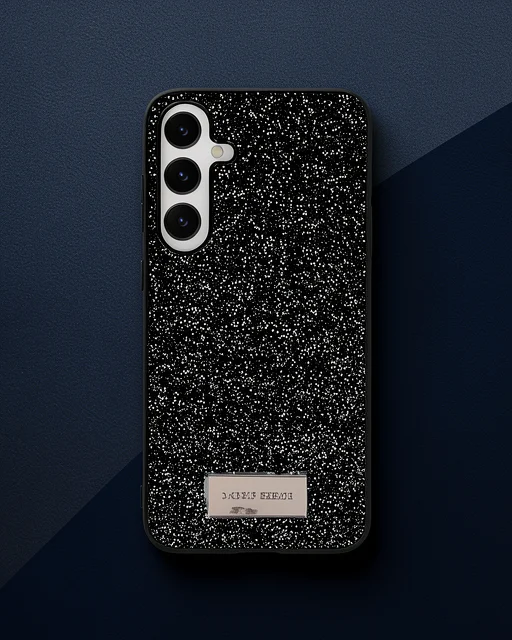 Onegif Samsung Galaxy A05s Bright Simli Kapak - Siyah