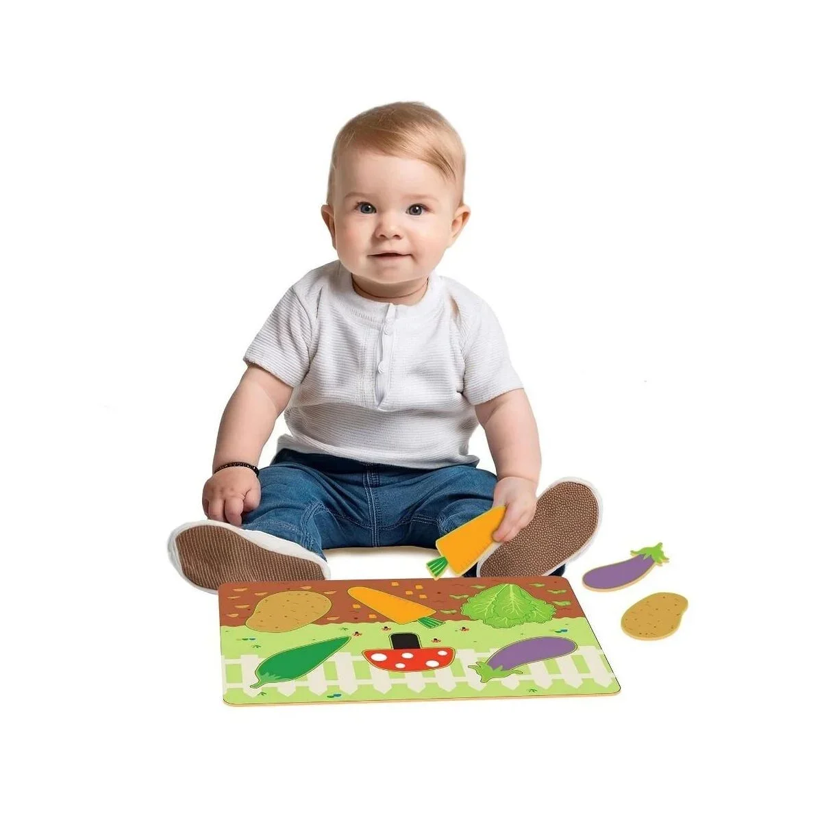 FP2793 Fısher Prıce Tak Çıkar Puzzle Meyve Sebze görsel 2