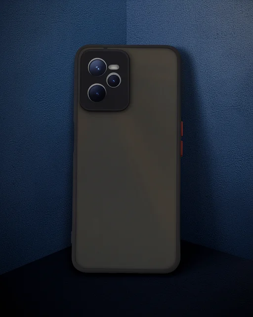 Realme C35 Kılıf Montreal Silikon Kapak - Siyah