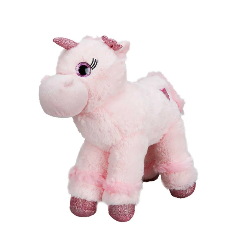 Unicorn Renkli Peluş At 28 cm. görsel 3