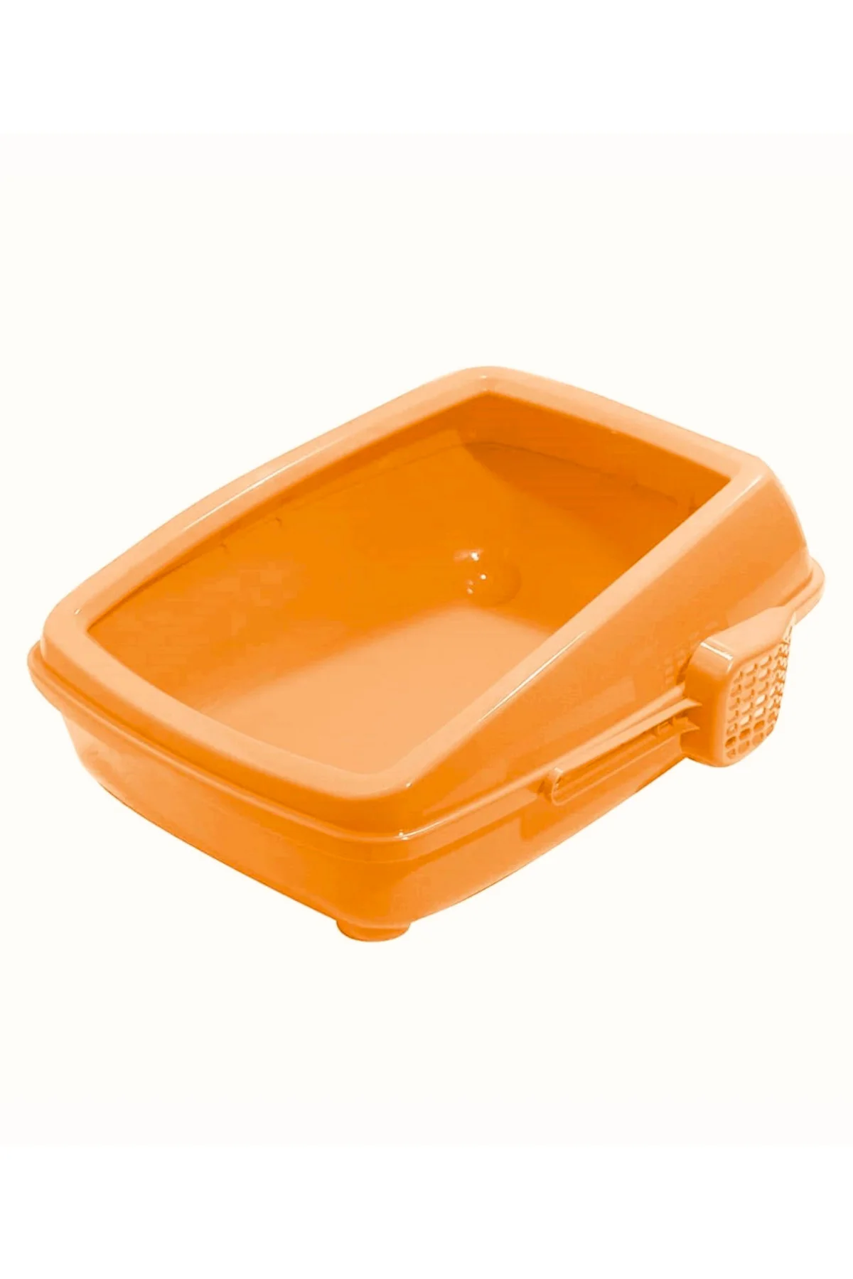 Açık Kedi Tuvalet Kum Kabı Turuncu 17*37*50 cm