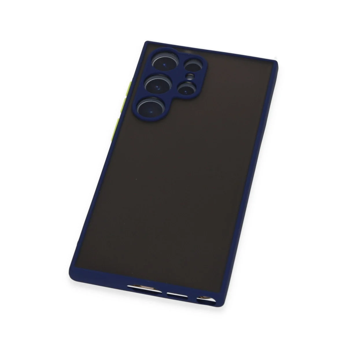 Samsung Galaxy S22 Ultra Kılıf Montreal Silikon Kapak - Lacivert görsel 4