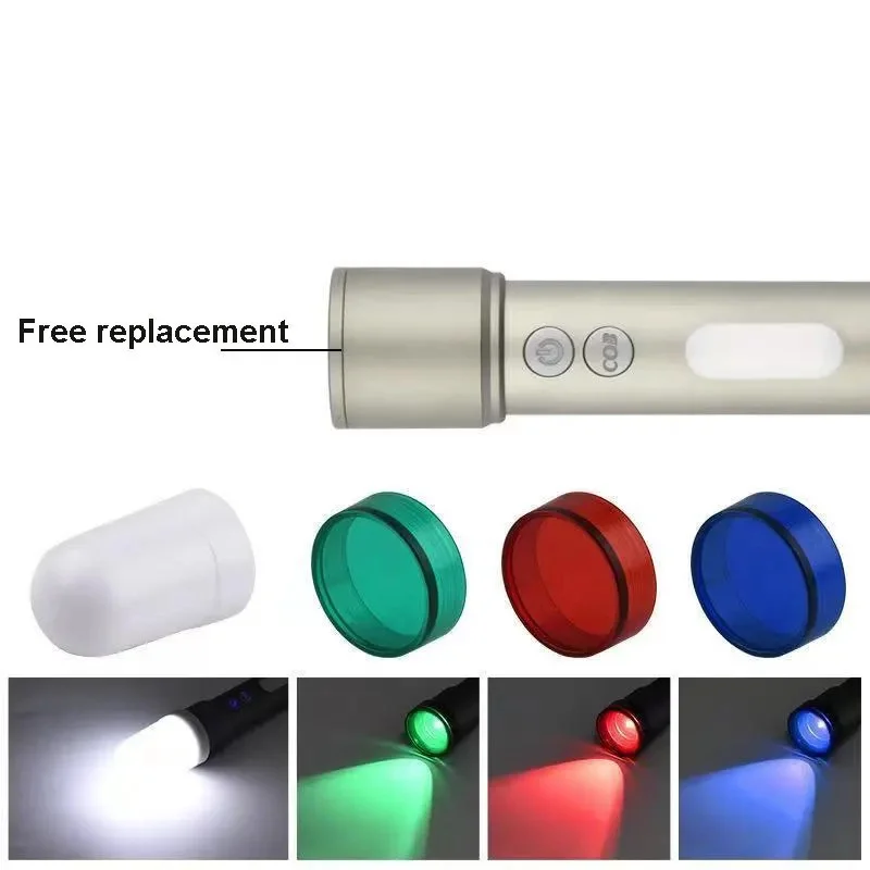 GS-7560 Ultra Parlak COB Led 9 Modlu Askılı Şarjlı El Feneri görsel 4