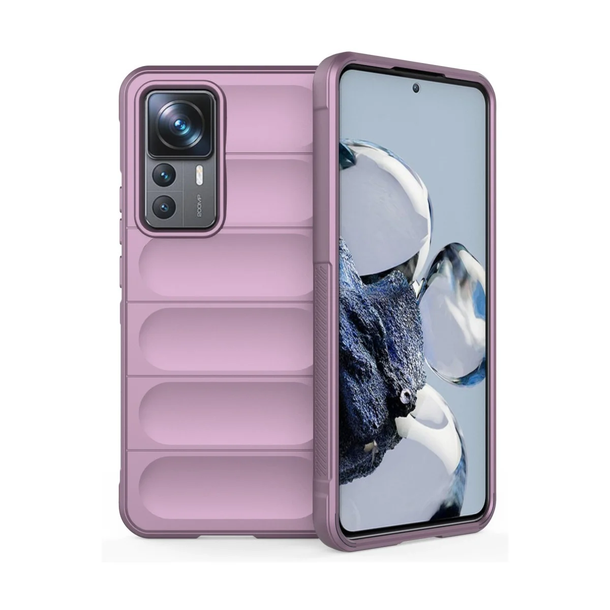 Xiao 12t Pro Kılıf Optimum Silikon - Mor