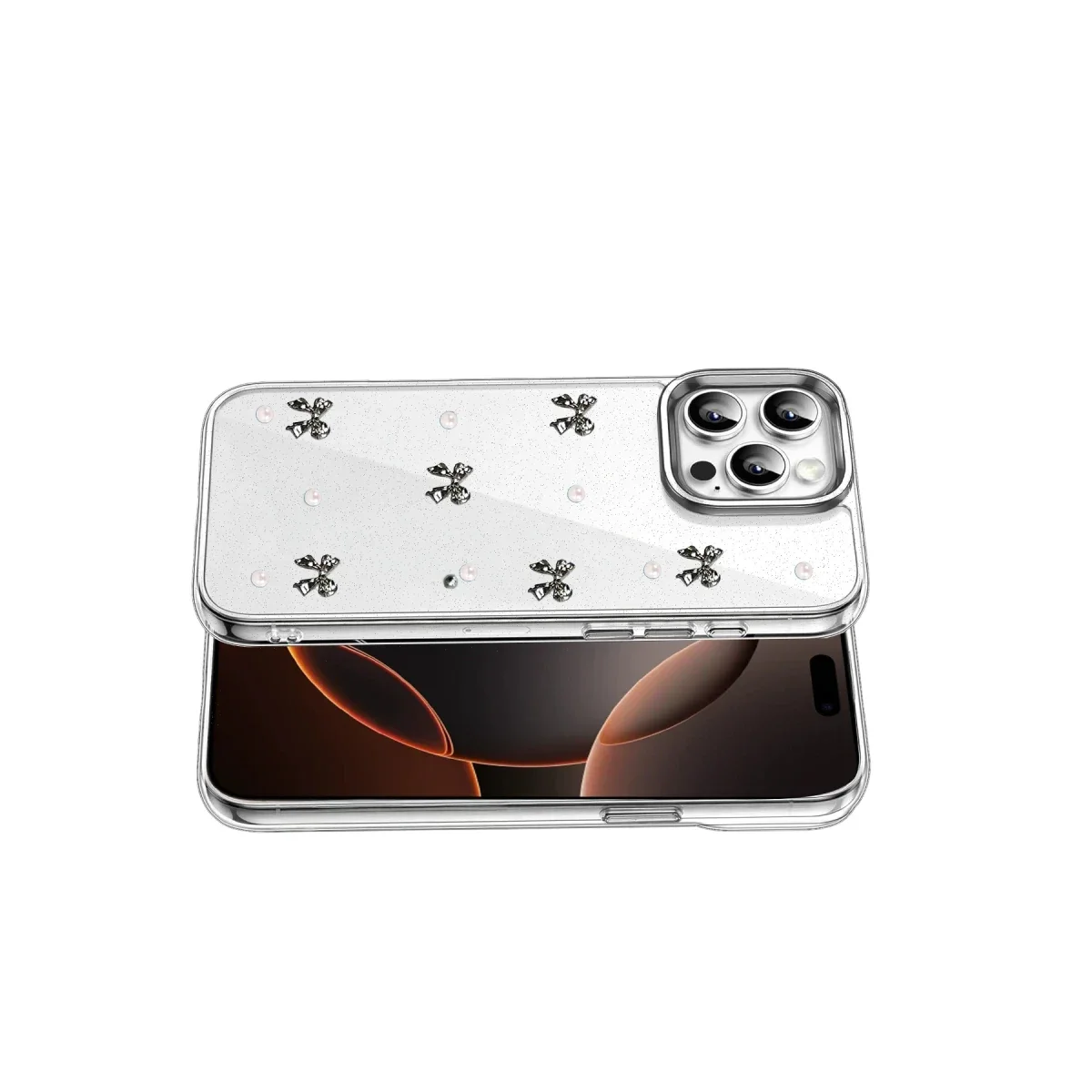 Apple iPhone 15 Pro Fiyonk Desenli Kapak - Desen 8 görsel 3