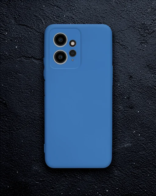 Xiaomi Redmi Note 12 4g Kılıf First Silikon - Mavi