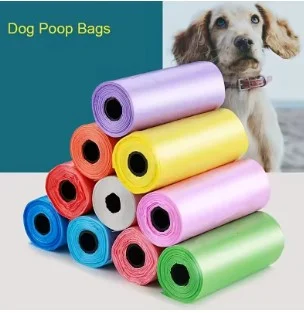 Köpek Dışkı Poşeti 4lü Düz Renk Set görsel 4