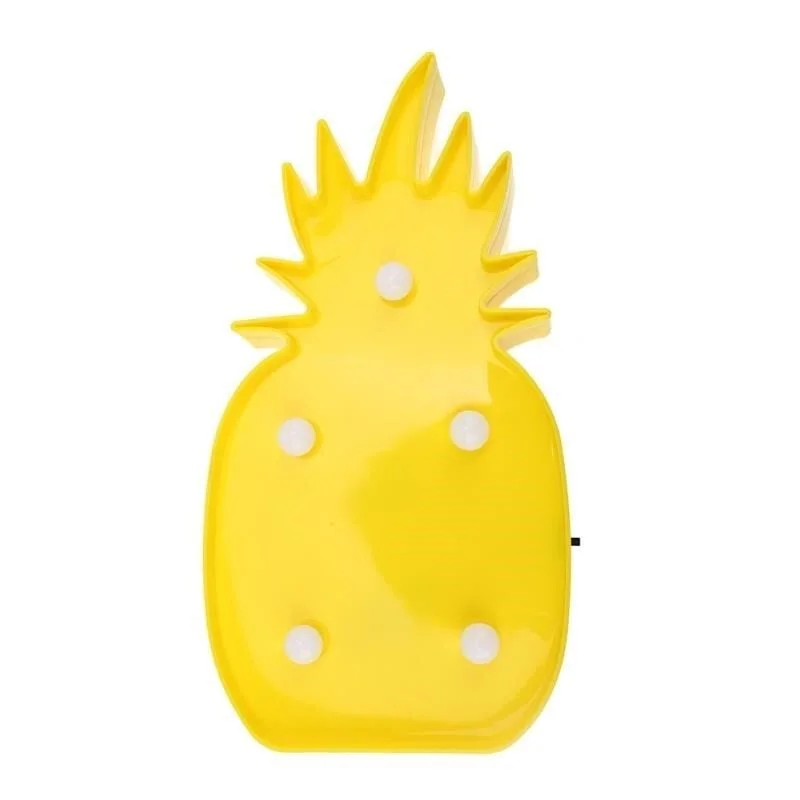 Ananas Şeklinde Ledli Dekoratif Eğlenceli Çocuk Gece Lambası görsel 4
