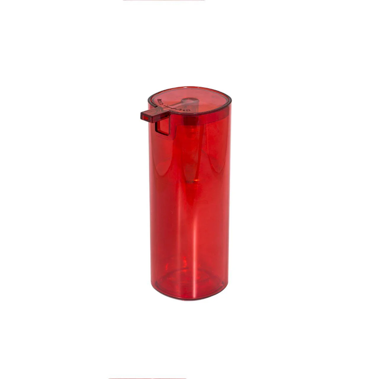 Kırmızı Akrilik Sıvı Sabunluk 250 ml görsel 2