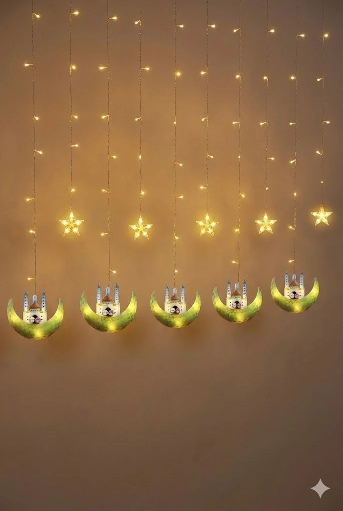 Ramazan Perde LED Işık 3 Metre görsel 3