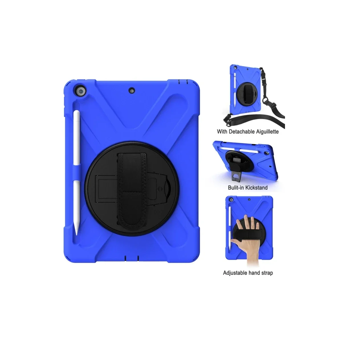 Apple iPad Air 3 10.5 Kılıf Amazing Tablet Kapak - Mavi görsel 3