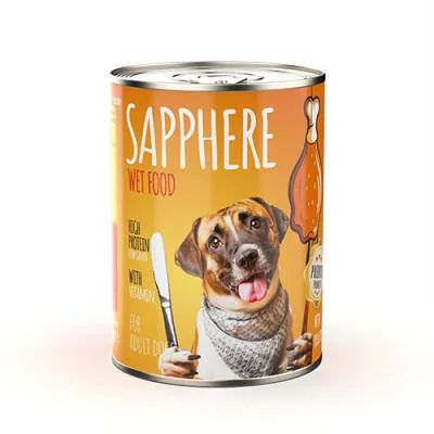 Kümes Hayvanlı Yetişkin Köpek Konservesi 6 Adet 400 Gr