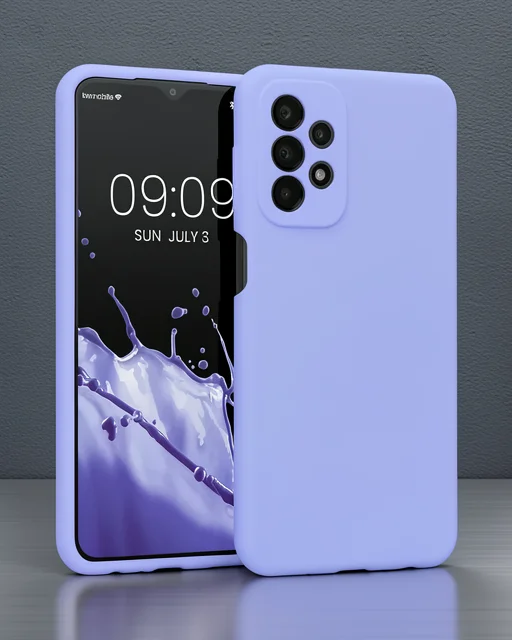 Samsung Galaxy A23 4g Kılıf First Silikon - Lila