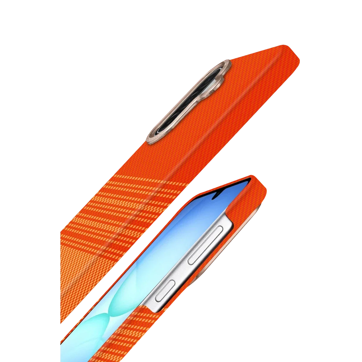 Samsung Galaxy A17 5G Vega Magsafe Kapak - Turuncu görsel 4