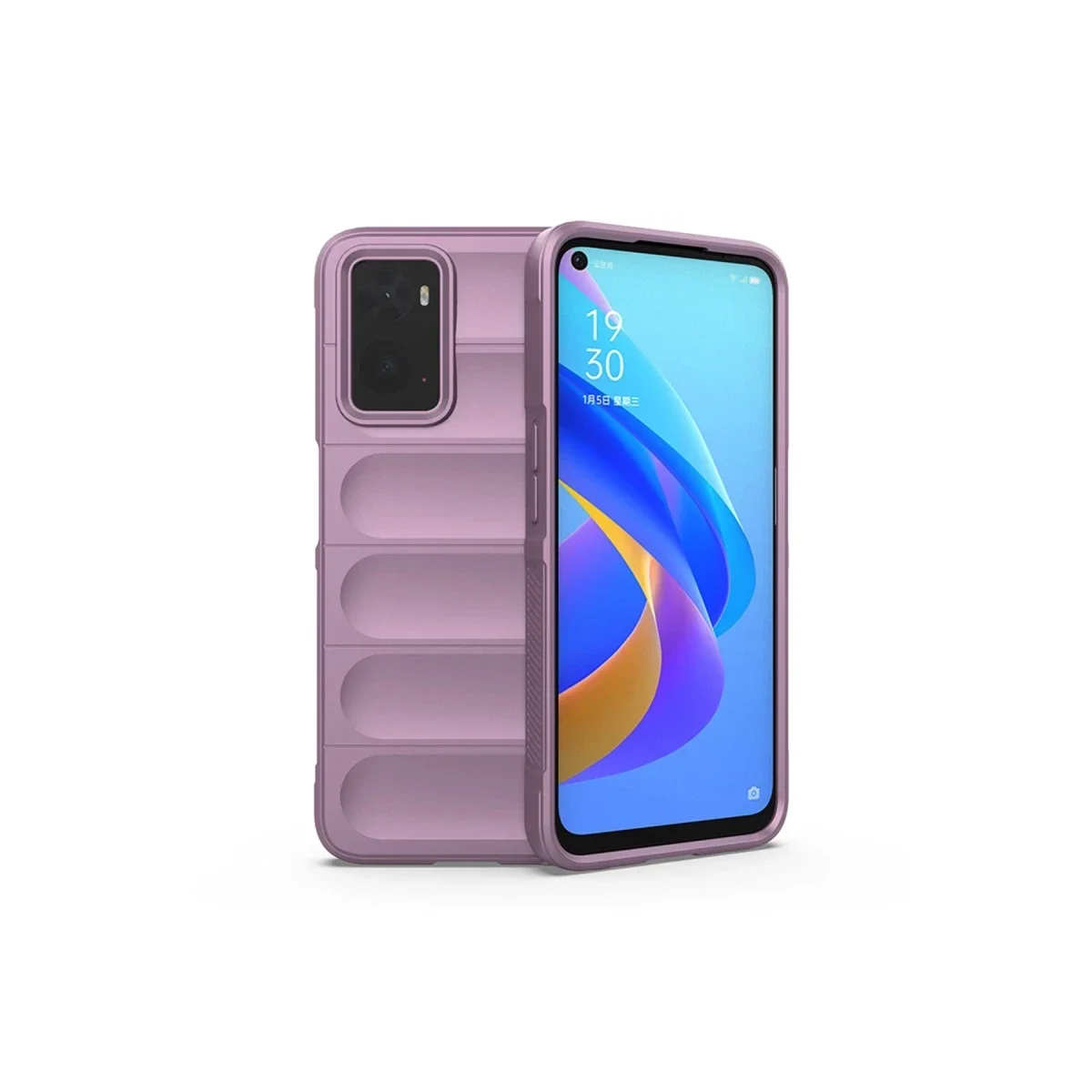 Realme 9i 4G Kılıf Optimum Silikon - Mor