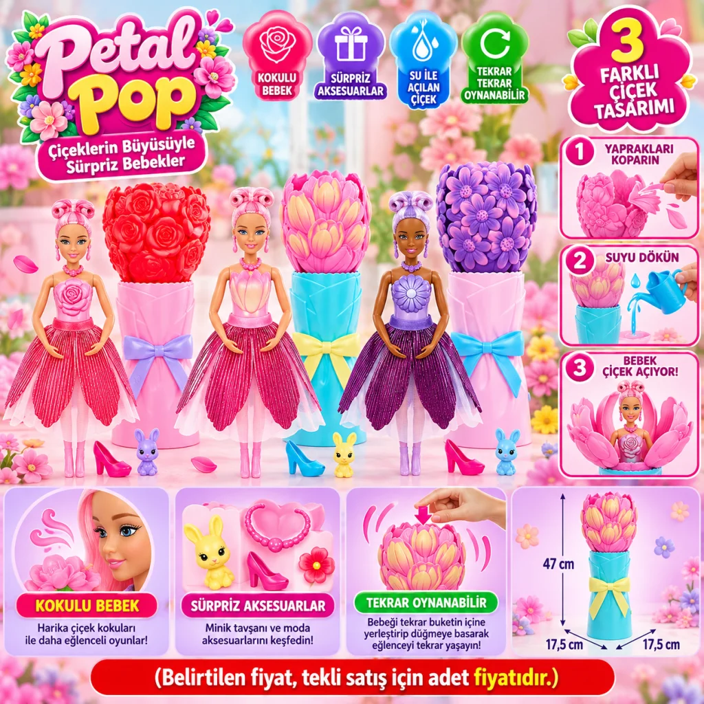 JMF56 Petal Pop Bebekler (adet fiyatıdır)