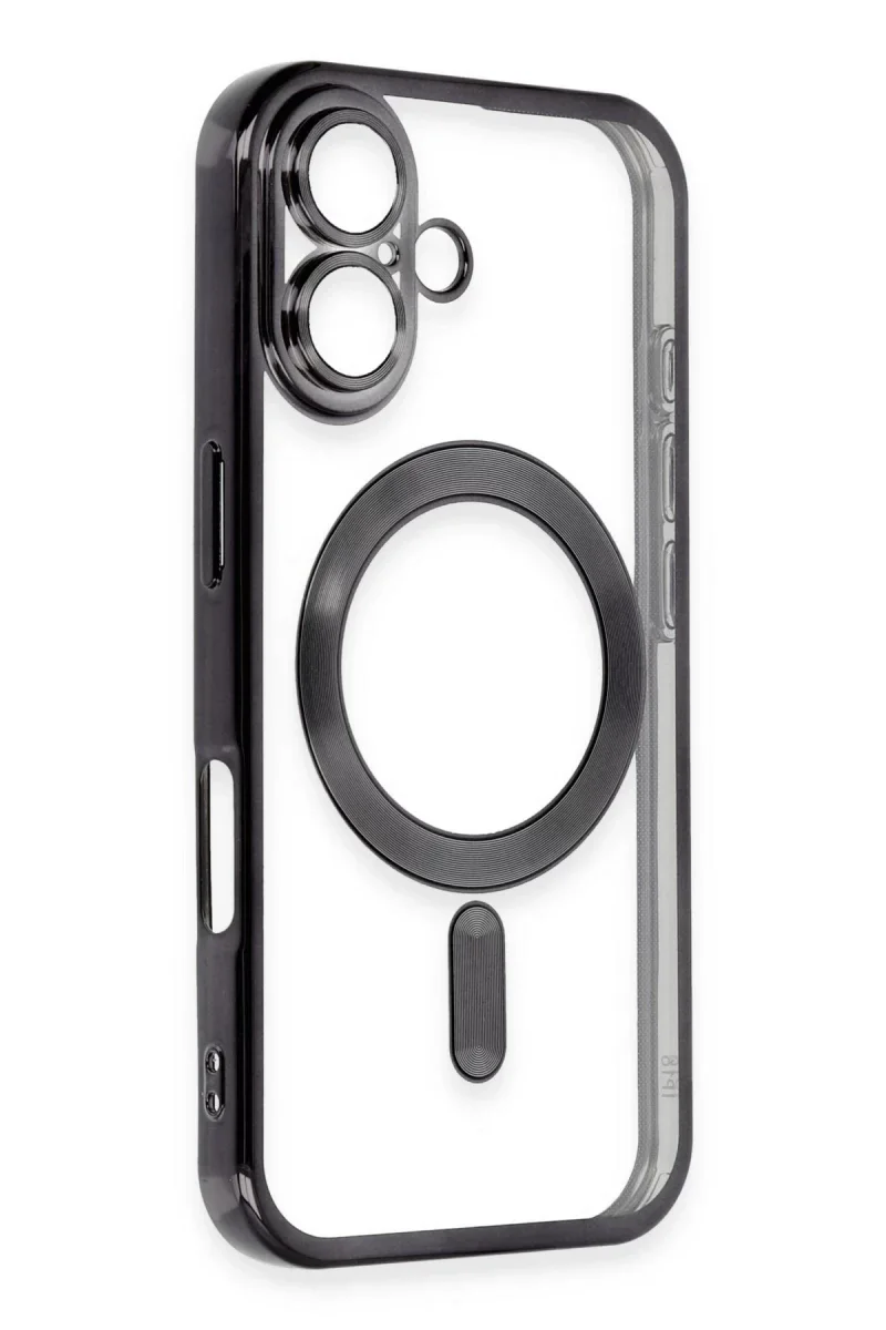 Apple iPhone 16 Plus Kılıf Kross Magneticsafe Kapak - Siyah görsel 2