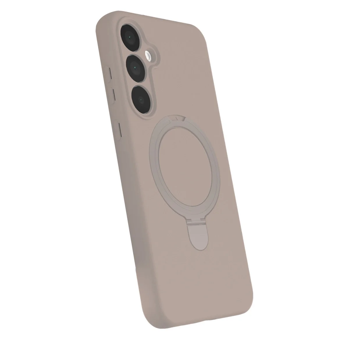 Samsung Galaxy A16 5g Regal Magsafe Standlı Kapak - Çöl Titanyum görsel 3