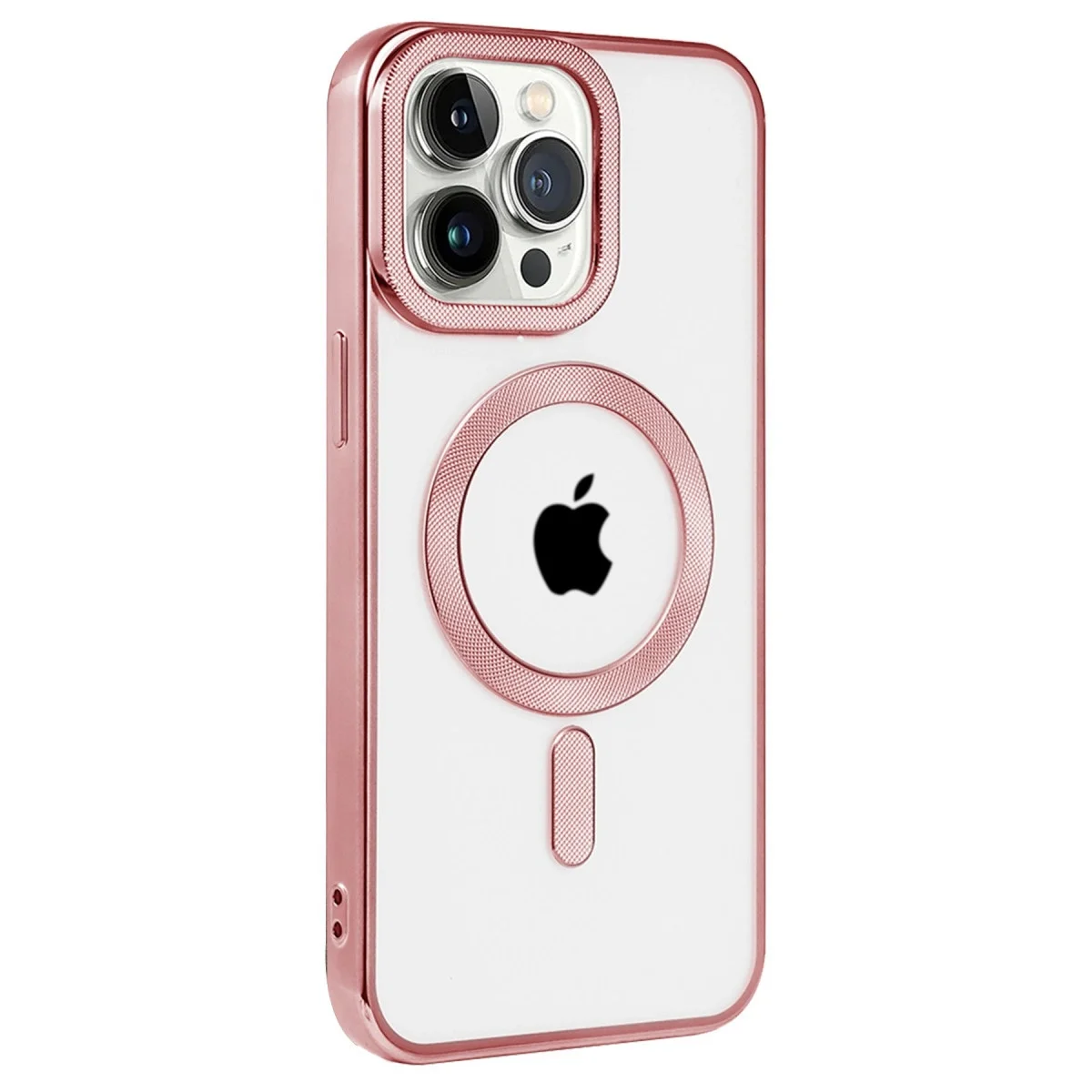 Apple İphone 14 Pro Kılıf Kronos Magsafe Kapak - Rose Gold görsel 2