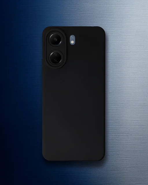 Xiaomi Redmi 13c Kılıf Nano İçi Kadife Silikon - Siyah