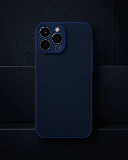 Apple İphone 13 Pro Kılıf Montreal Silikon Kapak - Lacivert