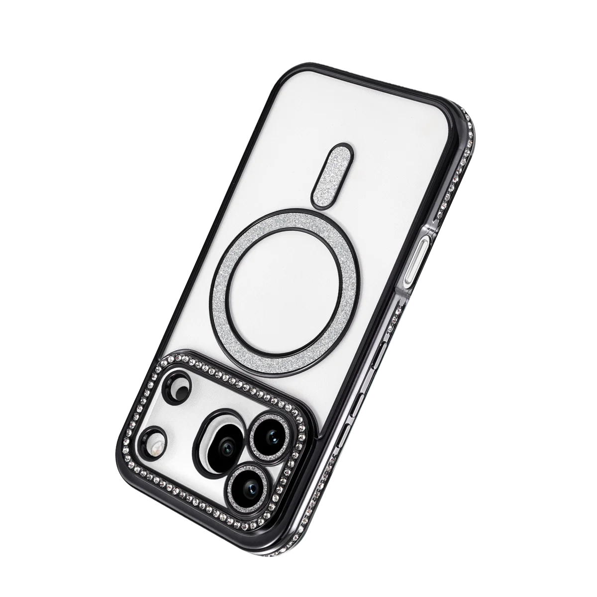Huawei Honor 600 Pro Joke Simli Magneticsafe Kılıf - Siyah görsel 3