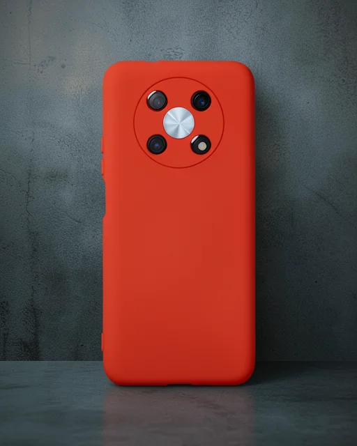 Huawei Nova Y90 Kılıf Nano İçi Kadife Silikon - Kırmızı