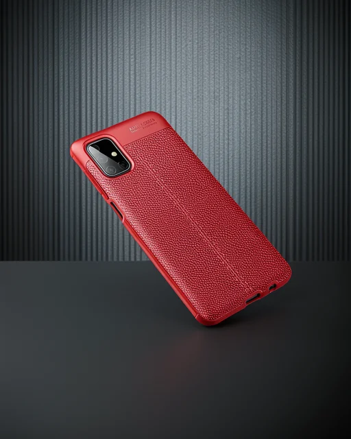 Samsung Galaxy M51 Kılıf Auto Focus Kapak - Kırmızı