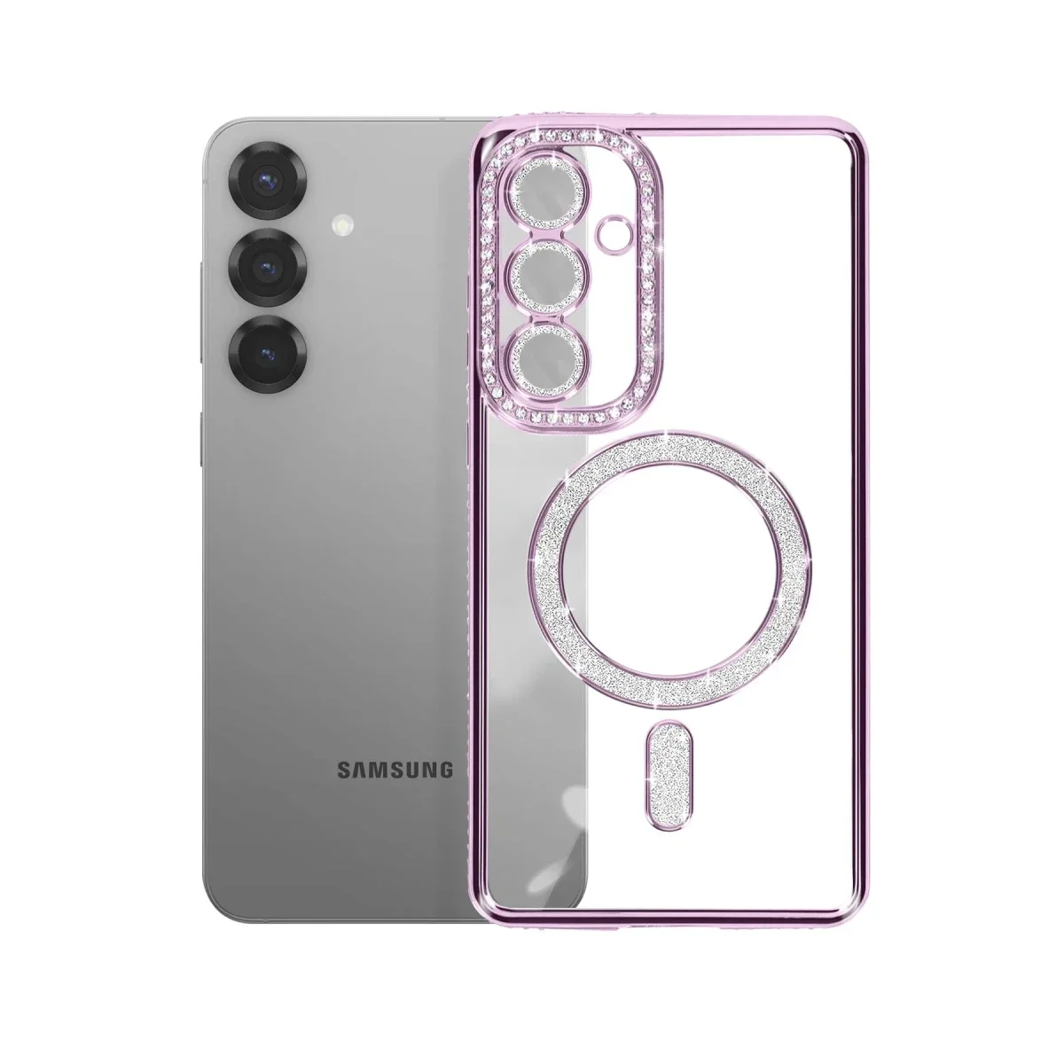Samsung Galaxy S26 Plus Joke Simli Magneticsafe Kılıf - Derin Mor görsel 3
