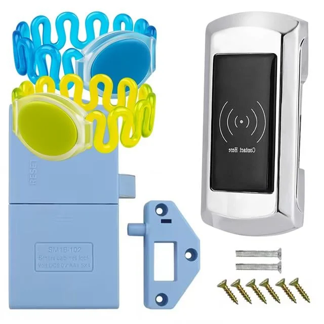 PM-26727 125Khz RFID Dijital Çekmece Dolap Kilidi (2’li Paket) görsel 5