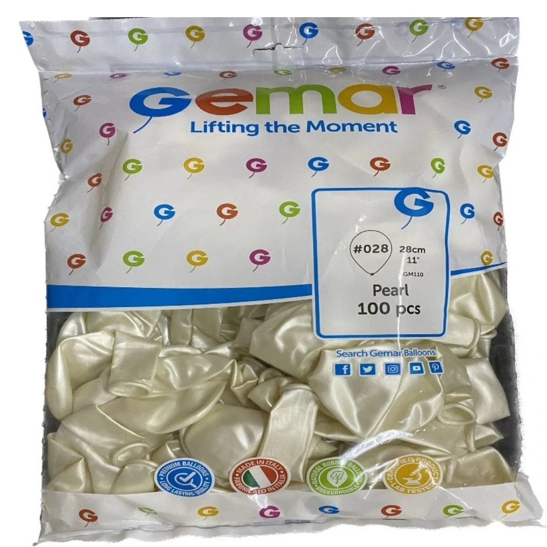 28 cm (11 inç) Metalik Balon 100'lü görsel 2