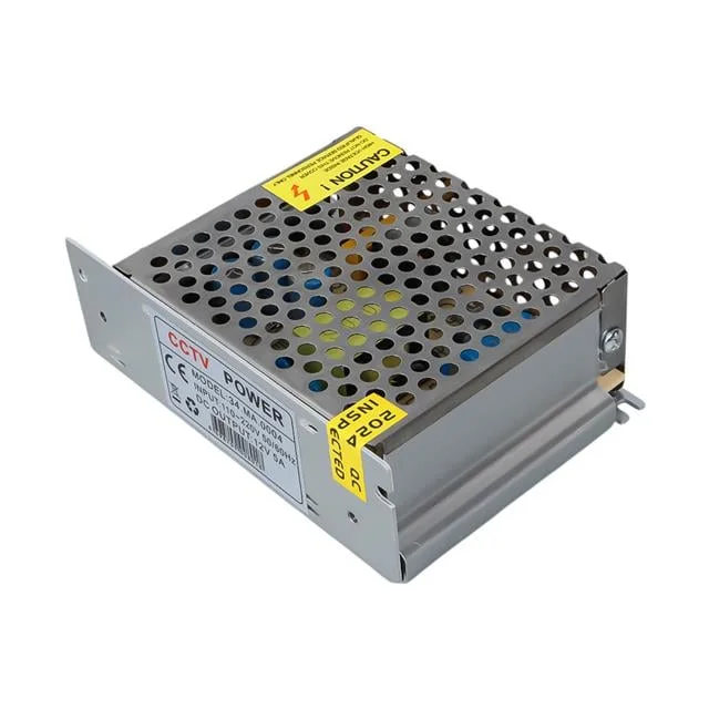PM-14066 12 Volt - 5 Amper Metal Kasa Adaptör görsel 2
