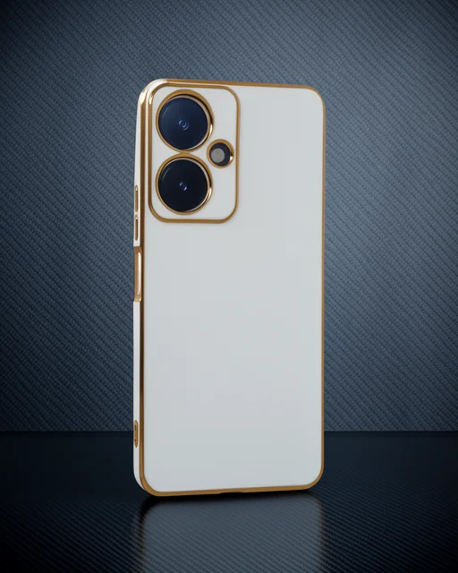 Vivo Y27 Kılıf Volet Silikon - Beyaz
