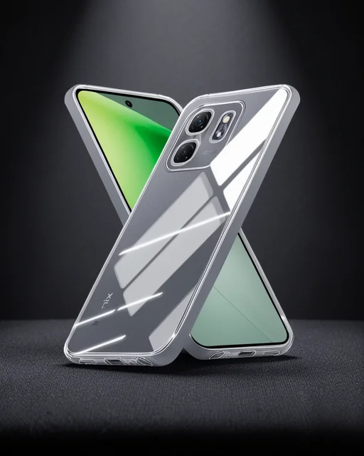 İnfinix Smart 9 Kılıf Lüx Şeffaf Silikon