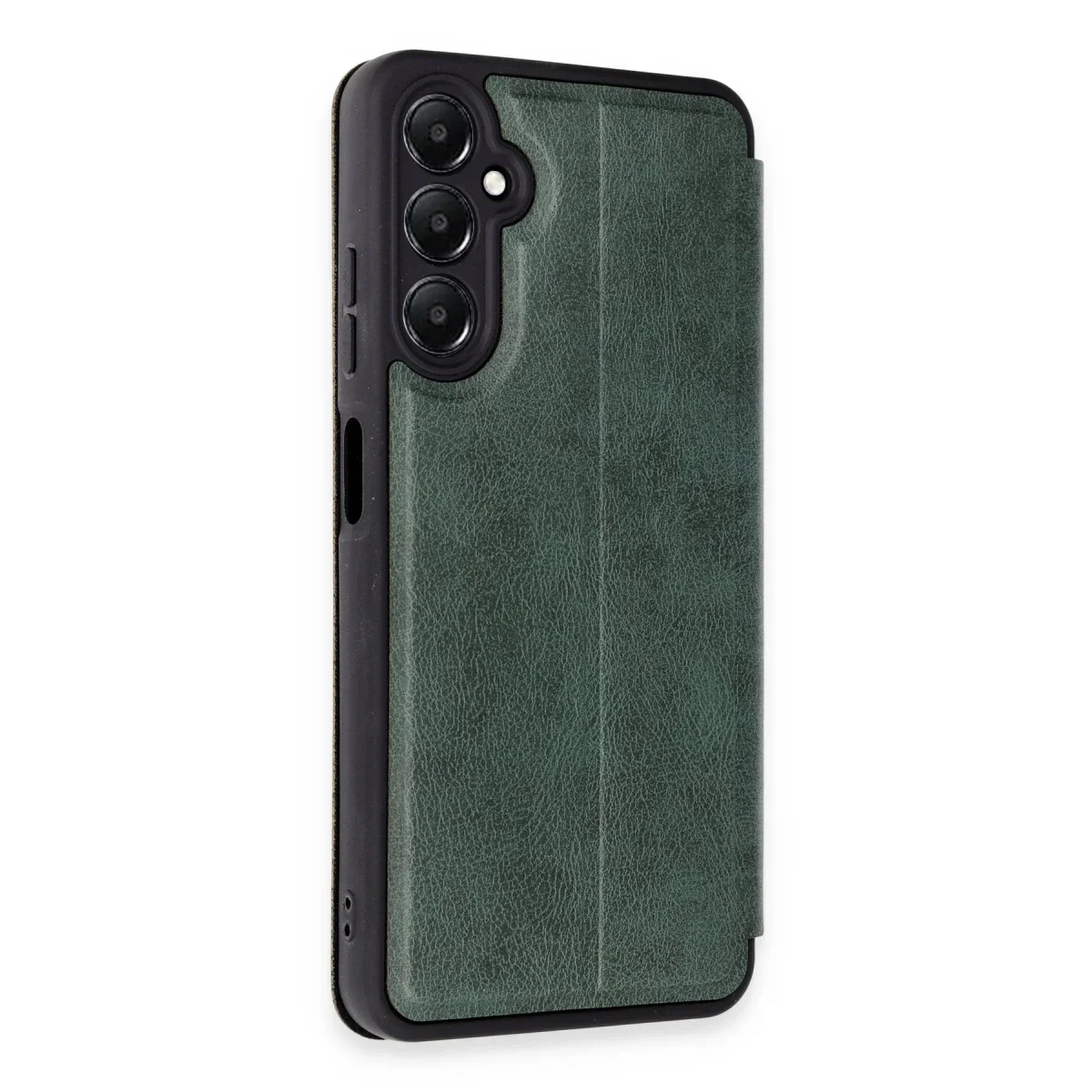 Samsung Galaxy A05S Kılıf Flip Cover - Koyu Yeşil görsel 2