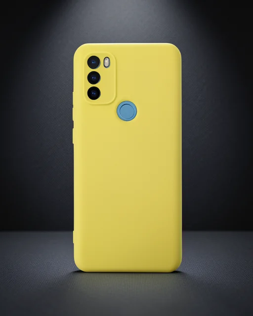 General Mobile Gm 21 Plus Kılıf Nano İçi Kadife Silikon - Sarı