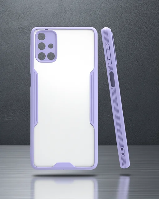Samsung Galaxy M31s Kılıf Platin Silikon - Lila