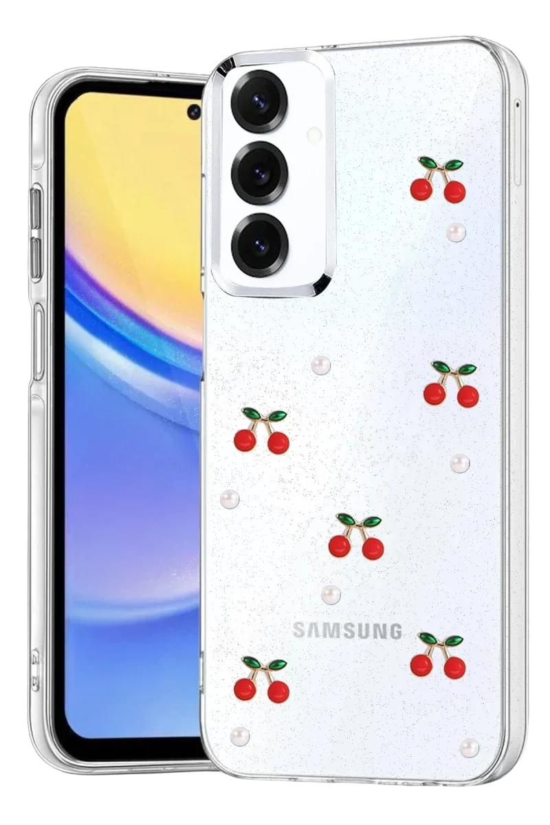 Samsung Galaxy S24 FE Fiyonk Desenli Kapak - Desen 9